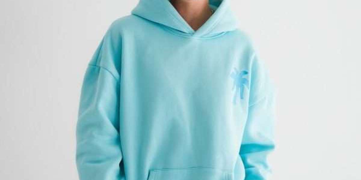 Casual Dressing Supported By Pink Palm Puff Hoodie