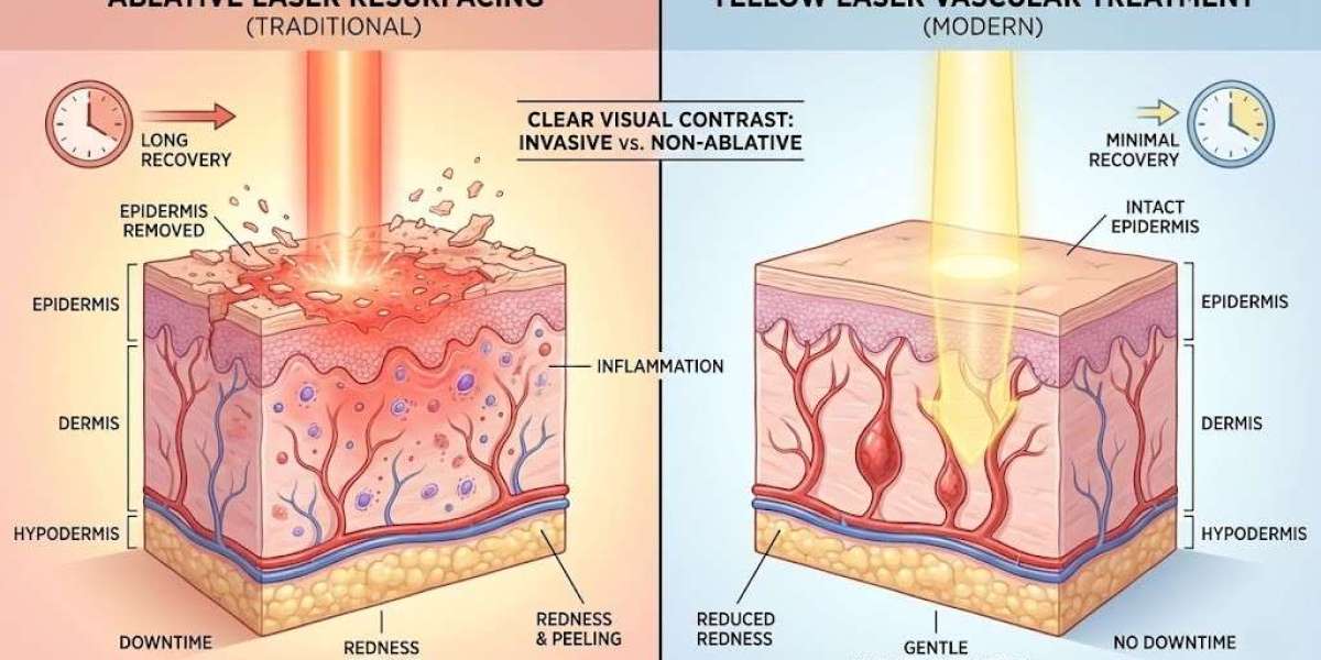 Yellow Laser Treatment: Dispelling the Myth of Skin Thinning