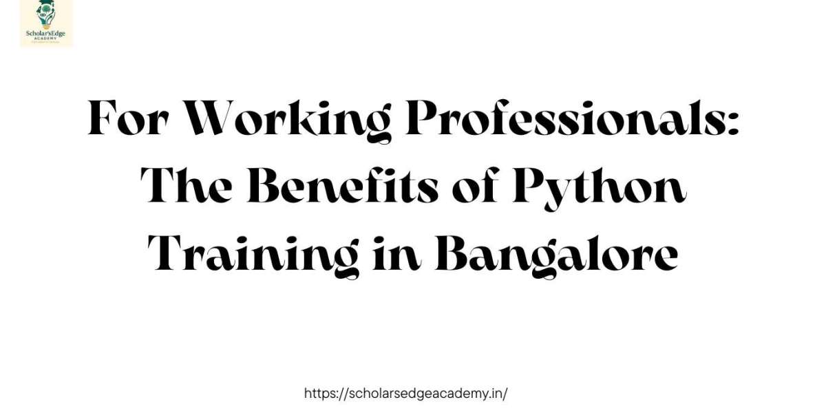 For Working Professionals: The Benefits of Python Training in Bangalore