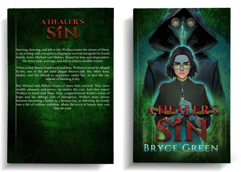 A Healer’s Sin book by Bryce Green | Dark Fantasy with Magic & Alchemy