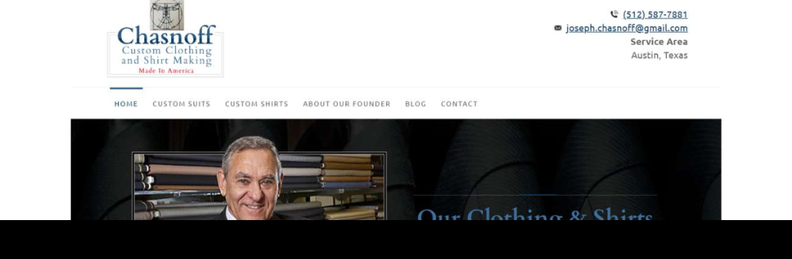 Chasnoff Castom Clothing and Shirt Making Cover Image