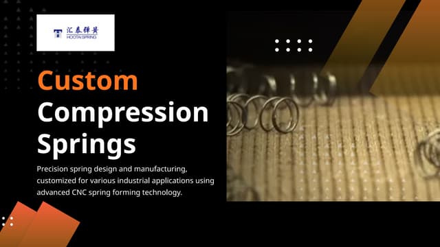 High-Quality Custom Compression Springs for Industrial and Mechanical Applications | PPTX