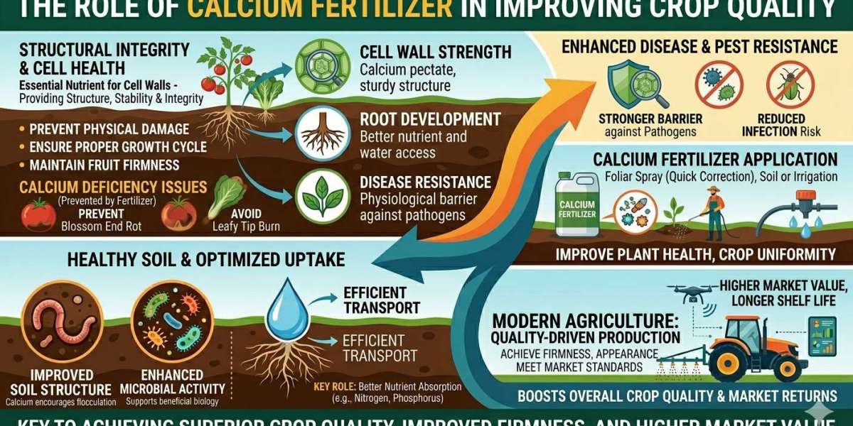 Role of Calcium Fertilizer in Improving Crop Quality