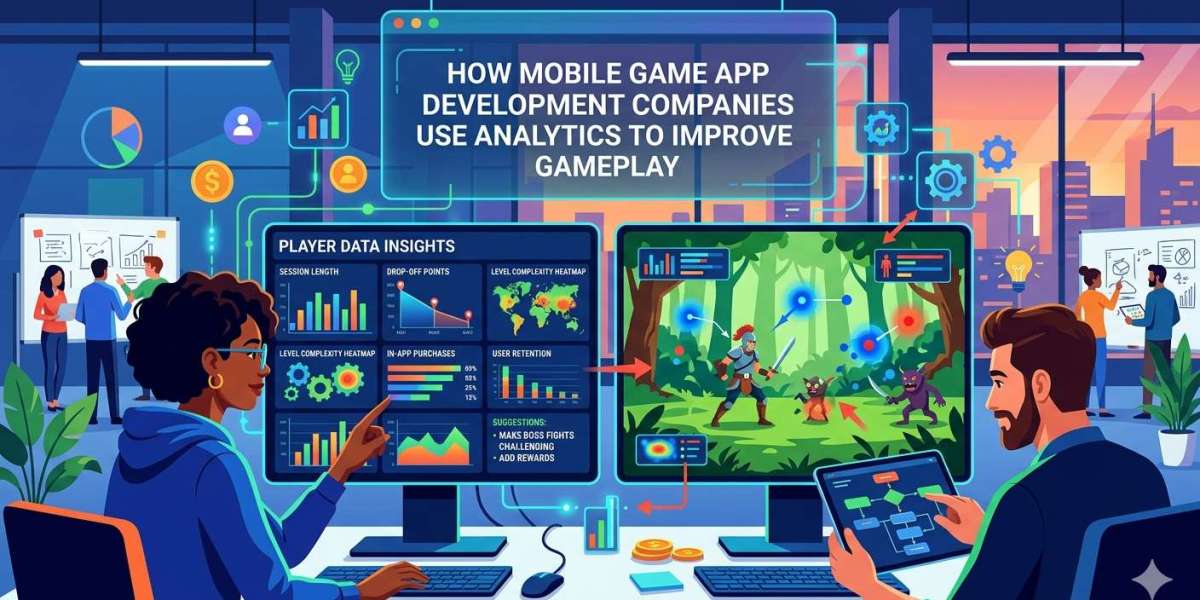 How Mobile Game App Development Companies Use Analytics to Improve Gameplay
