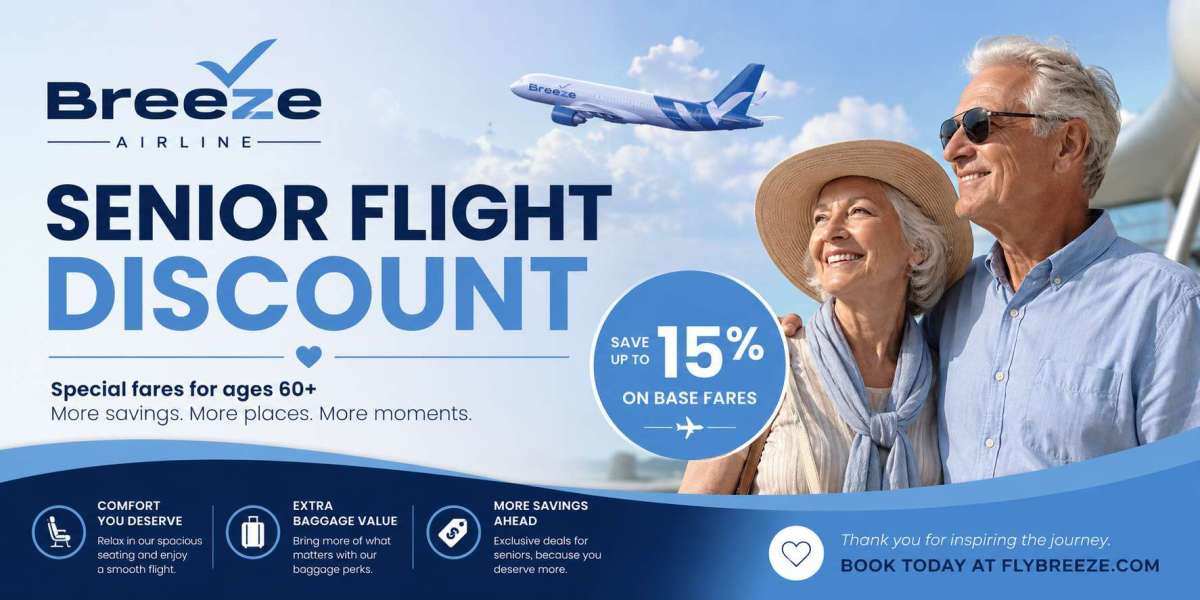 Breeze Airline Senior Flight Discount
