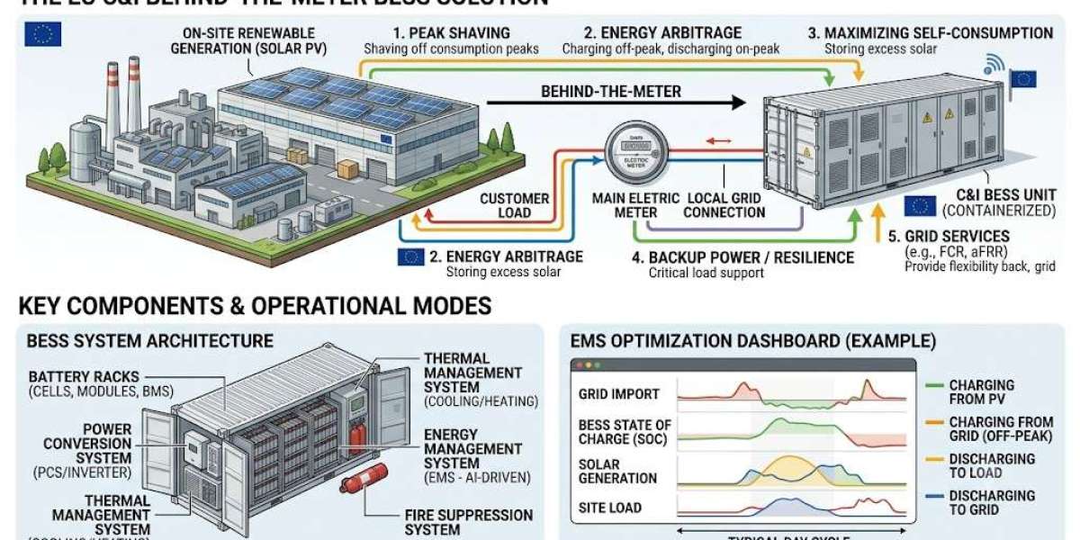 Europe C&I Behind-the-Meter BESS Market Outlook and Key Growth Drivers