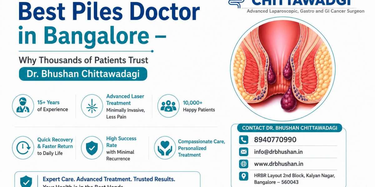Best Piles Doctor in Bangalore – Why Thousands of Patients Trust Dr. Bhushan Chittawadagi