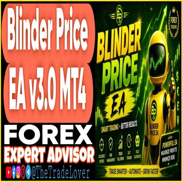 Blinder Price EA v3.0 MT4 + Presets (Works on Build 1471) | Forex Robot | MT4 Expert Advisor - The Trade Lovers