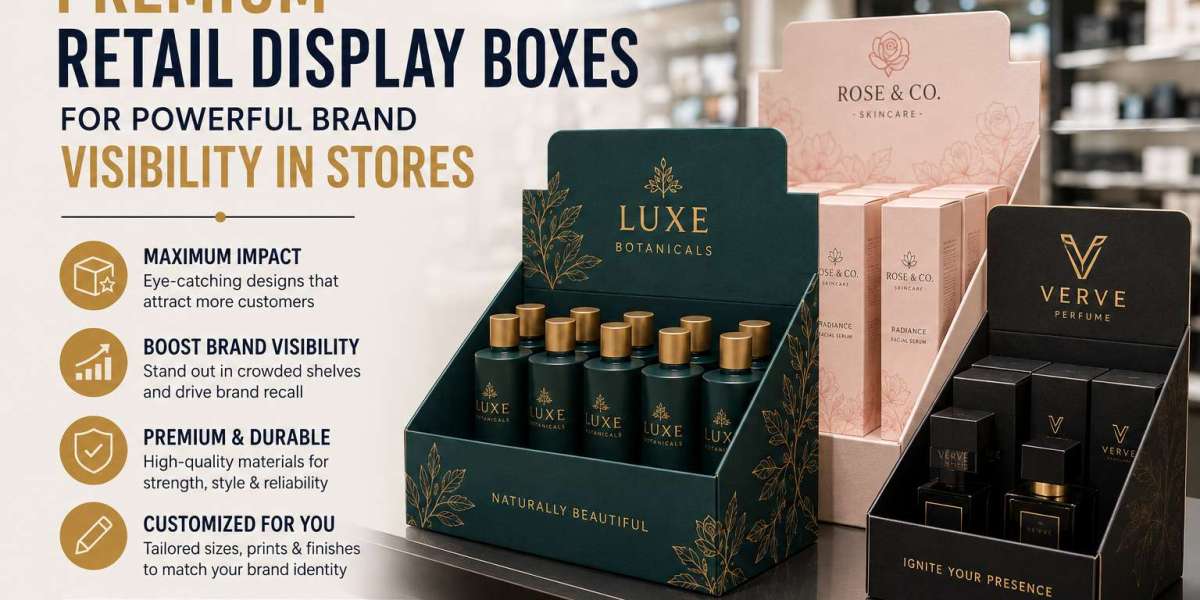 Premium Retail Display Boxes for Powerful Brand Visibility in Stores