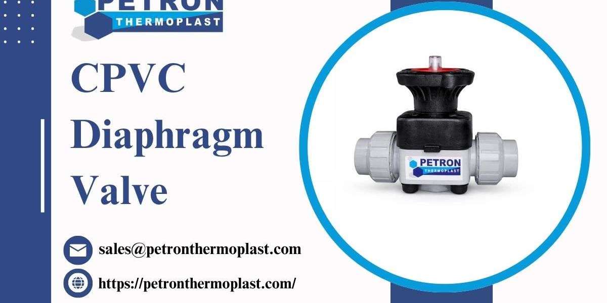 CPVC Diaphragm Valve for Process Industry Flow Control