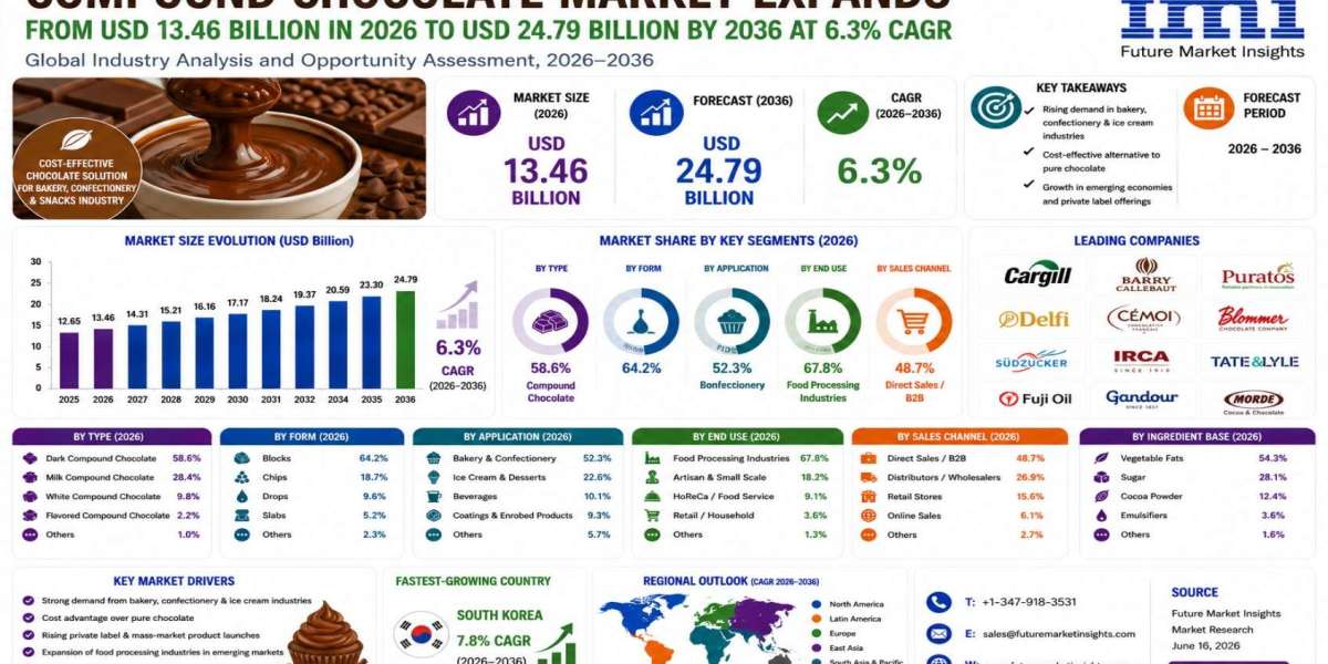 Barry Callebaut Accelerates European Growth as Global Compound Chocolate Market Expands from USD 13.46 Billion in 2026 t