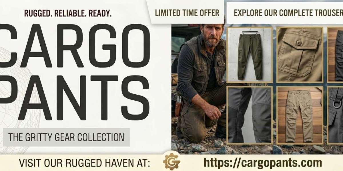 Men's Lightweight Cargo Pants with Side Utility Pockets