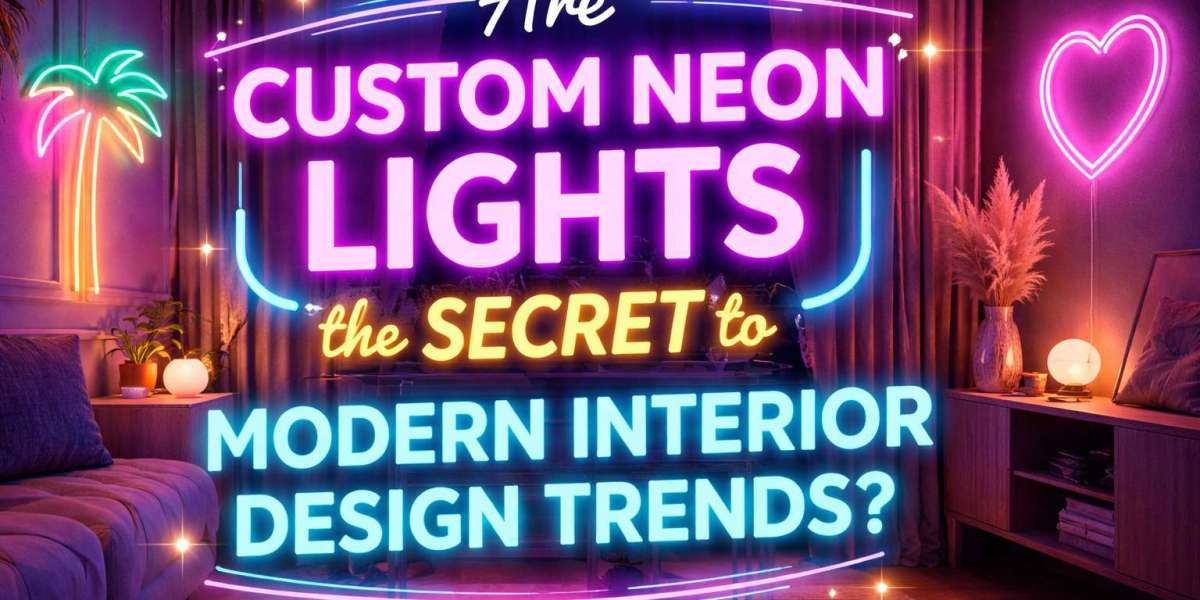 How Can Custom Neon Lights Make Your Room Look More Stylish?