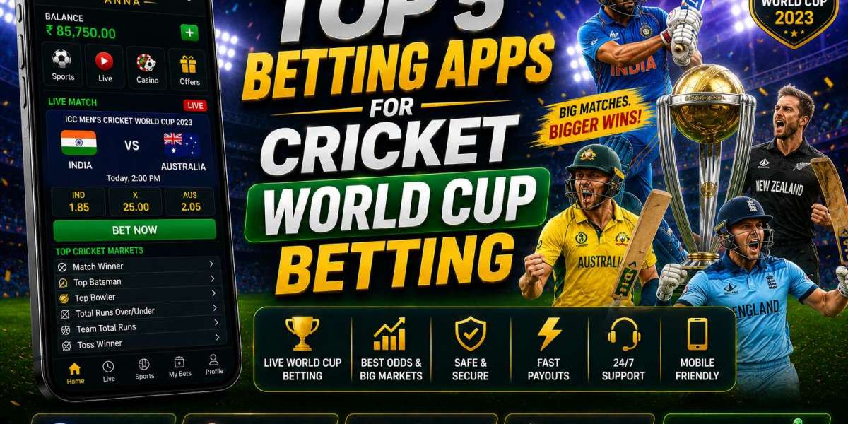 Top 5 Betting Apps for Cricket World Cup Betting