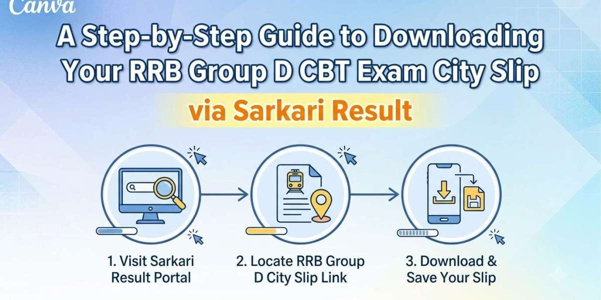 A Step-by-Step Guide to Downloading Your RRB Group D CBT Exam City Slip via Sarkari Result