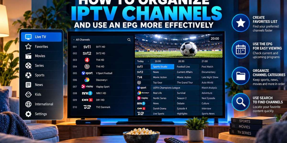 How to Organize IPTV Channels and Use an EPG More Effectively
