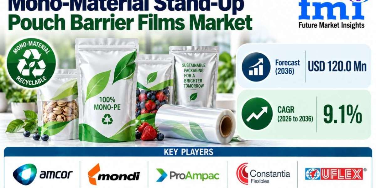 Mono-Material Stand-Up Pouch Barrier Films Market Advances at a 9.1% CAGR Driven