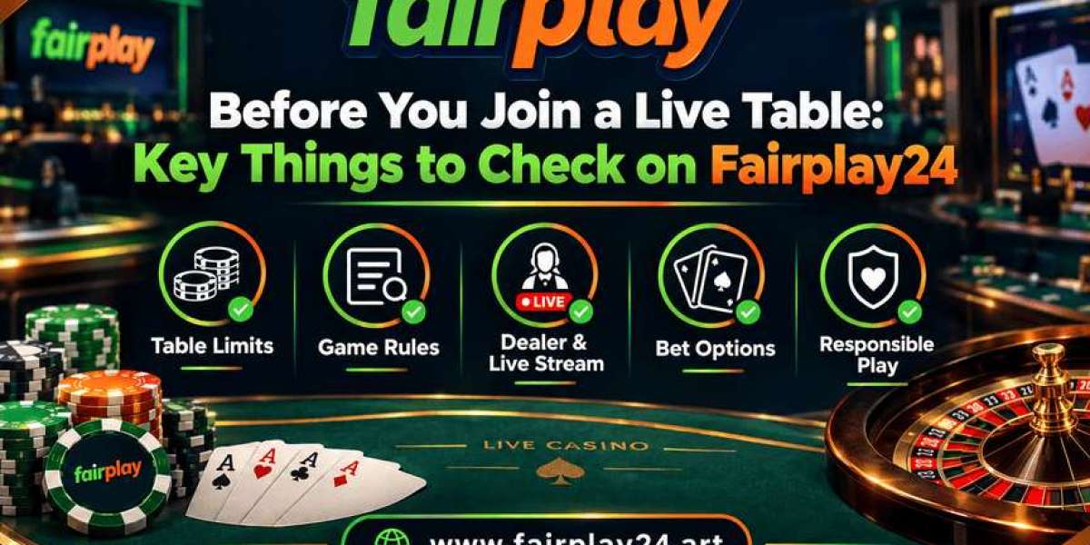 Before You Join a Live Table: Key Things to Check on Fairplay24