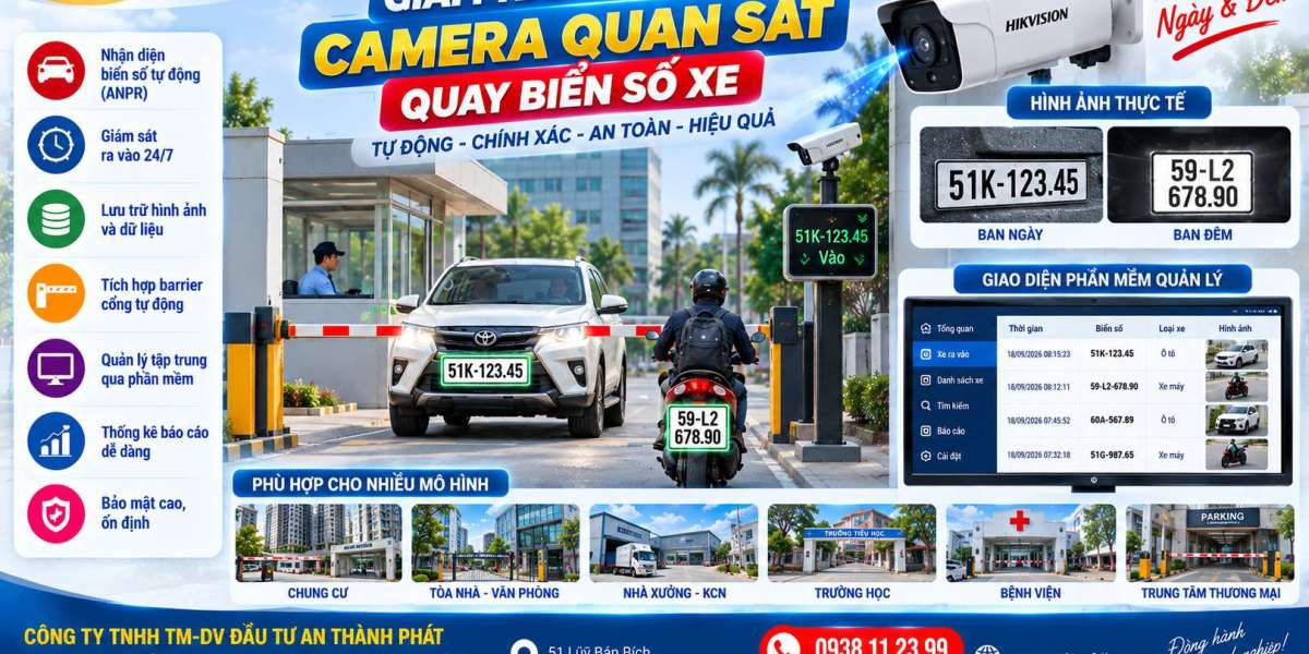 Giải pháp lắp đặt camera quan sát biển số xe giá rẻ
