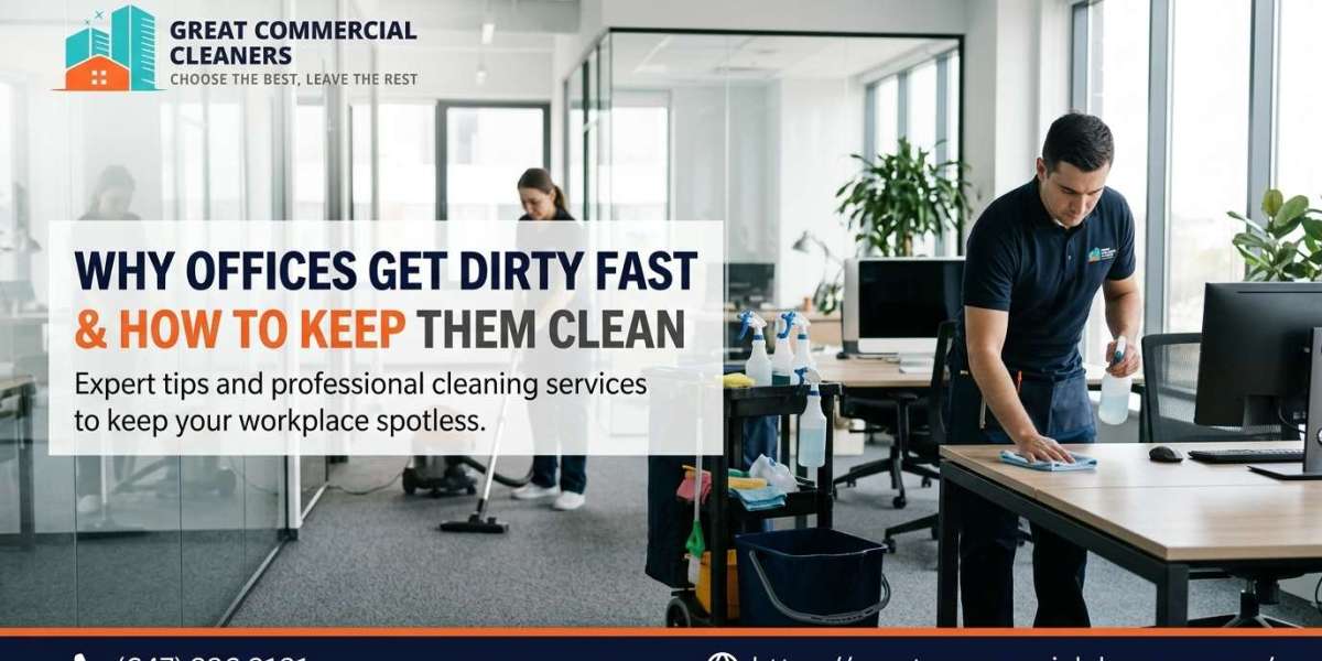 Why Offices Get Dirty Fast and How to Keep Them Clean