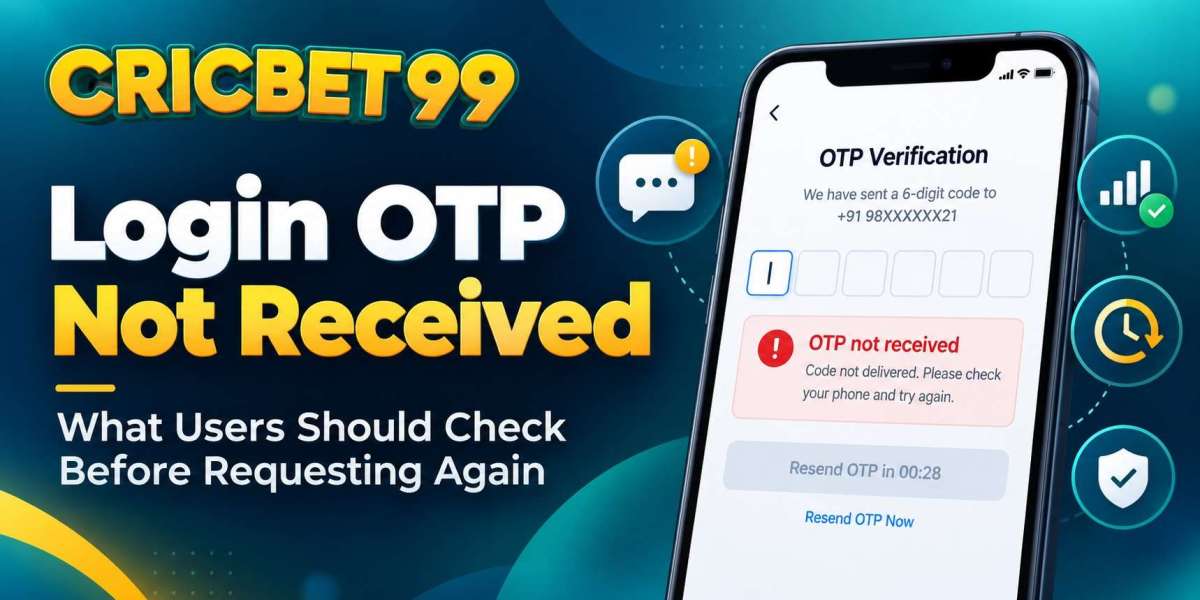 Cricbet99 Login OTP Not Received - What Users Should Check Before Requesting Again